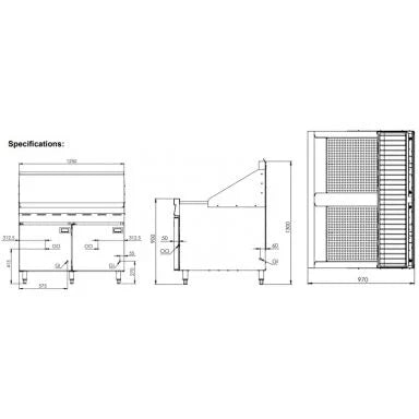 B+S Black Rapid Fryers Two Pan RF-2