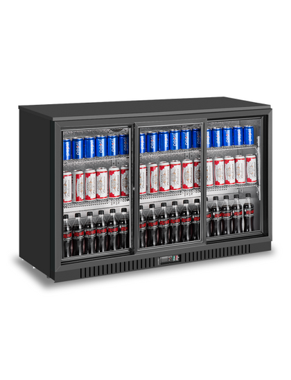 Atosa BB-330SEC - 3 Sliding Doors Back Bar Cooler