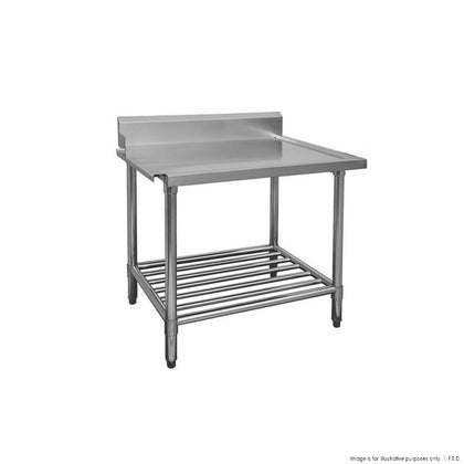 Modular systems WBBD7-1500L/A All Stainless Steel Dishwasher Bench Left Outlet
