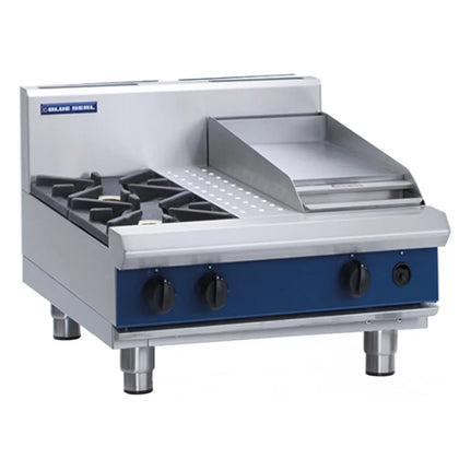 Blue Seal G514C-B 600mm Gas Bench Cooktop 2 Burners 300mm Griddle