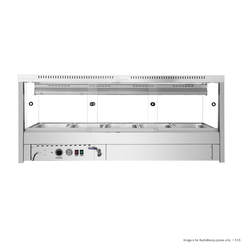 Bonvue Square Countertop Wet and Dry Bain Marie - BM17SC
