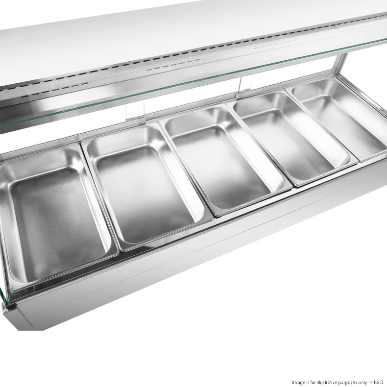 Bonvue Angled Countertop Wet and Dry Bain Marie BM17TC