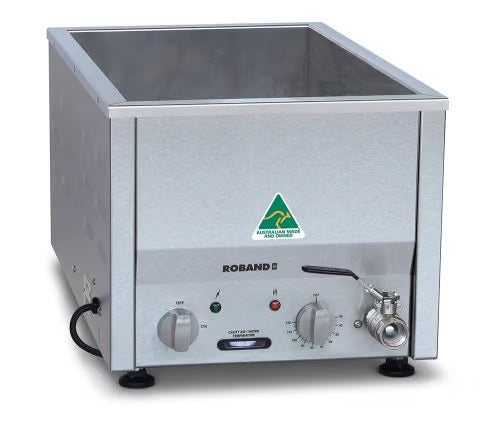 Roband BM21T Counter Top Bain Marie -2 x 1/2 size pan Narrow