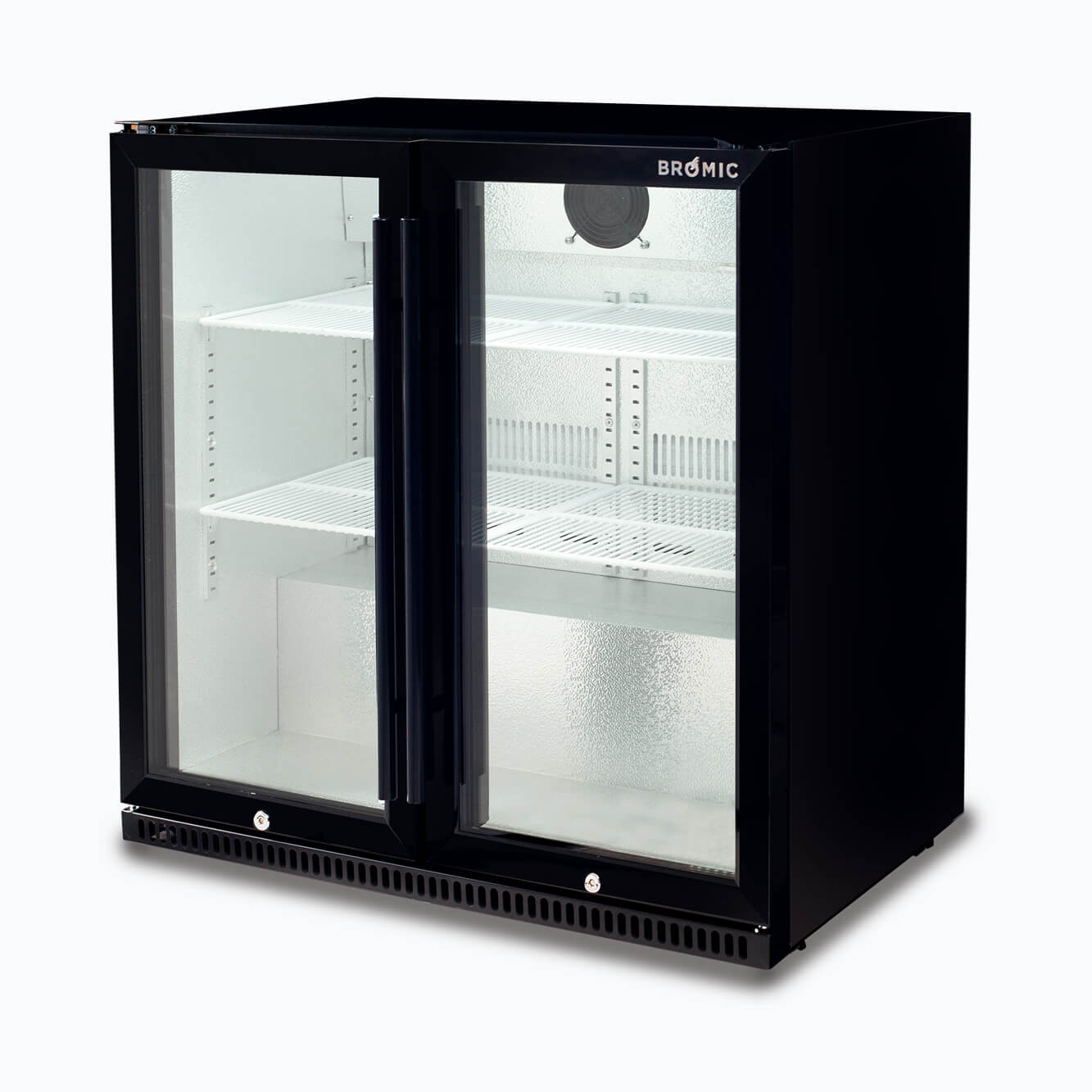 Bromic - Back Bar Fridge - 190L - 2 Doors - Hinged