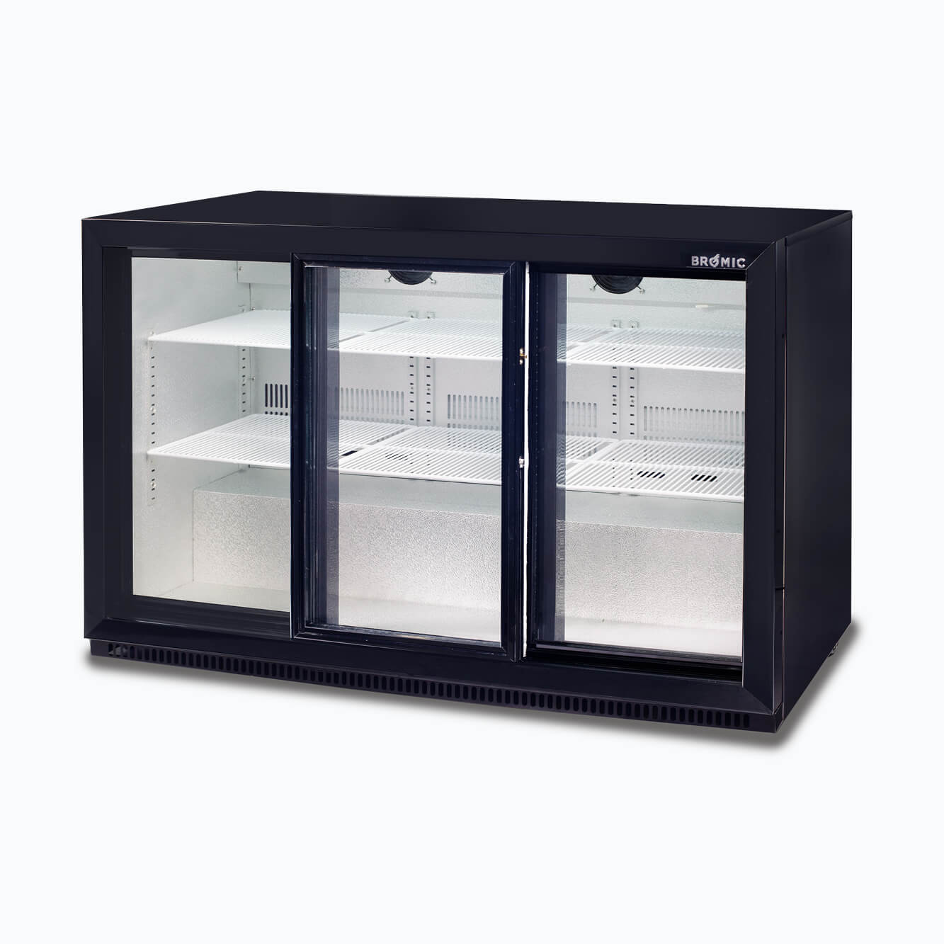 Bromic - Back Bar Fridge - 307L - 3 Doors - Sliding