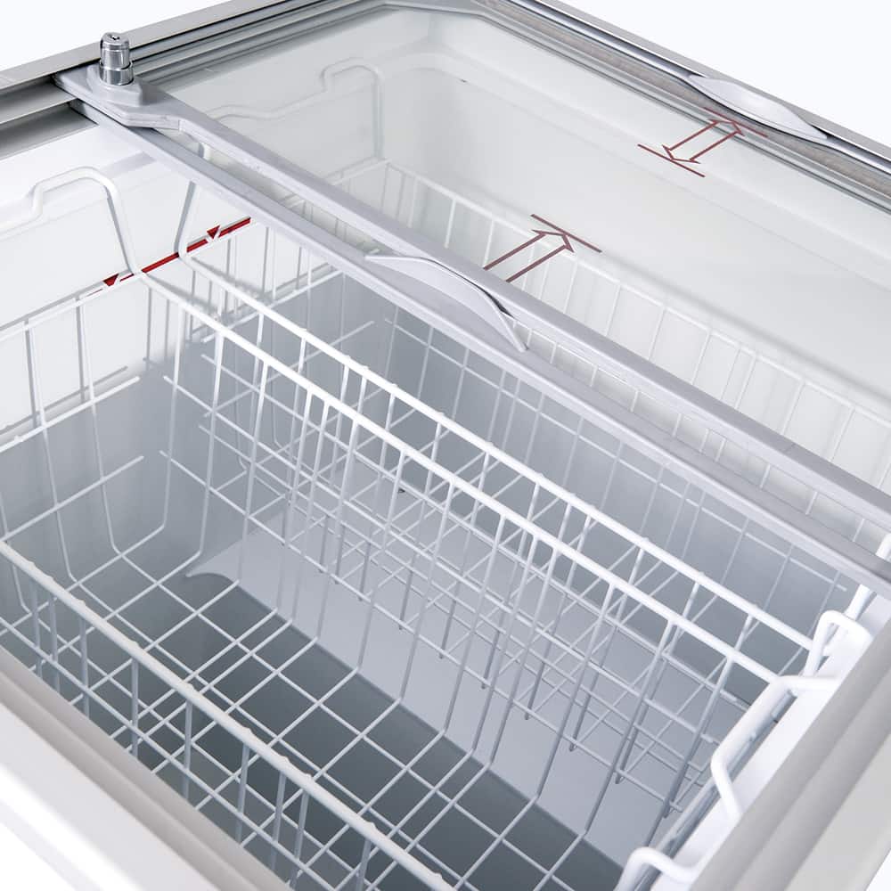 Bromic - Display Chest Freezer - 191L - Flat Glass Top
