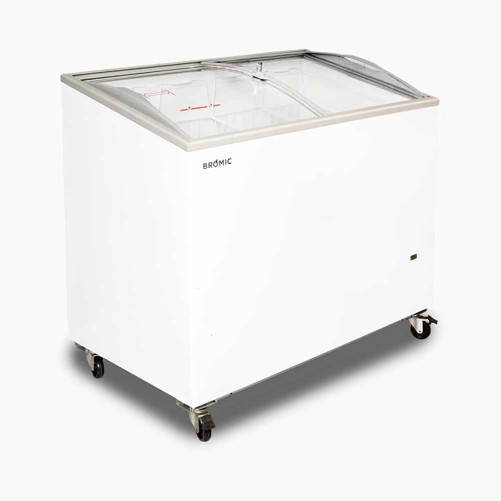 Bromic - Display Chest Freezer - 264L - Curved Glass Top