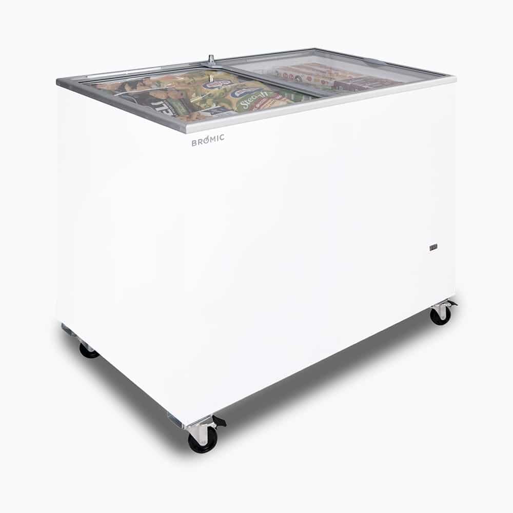 Bromic - Display Chest Freezer - 296L - Flat Glass Top