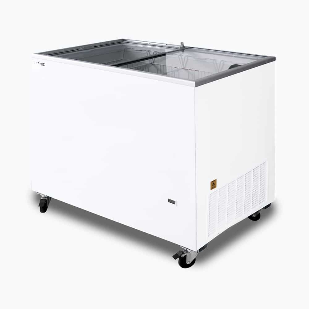 Bromic - Display Chest Freezer - 296L - Flat Glass Top