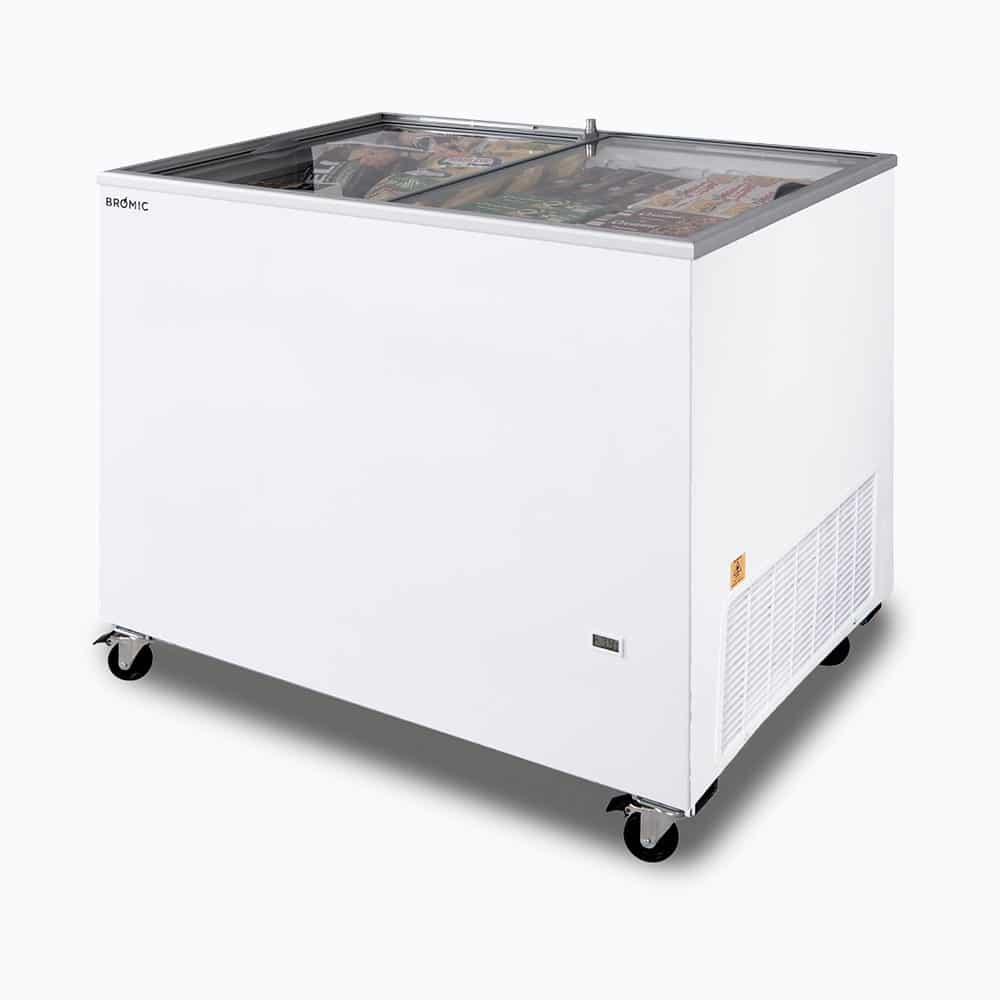 Bromic - Display Chest Freezer - 296L - Flat Glass Top