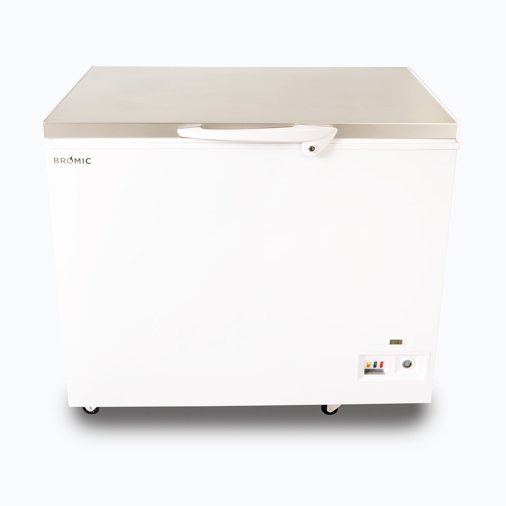 Bromic CF0300FTSS-NR Flat Stainless Steel Top Chest Freezer 296L