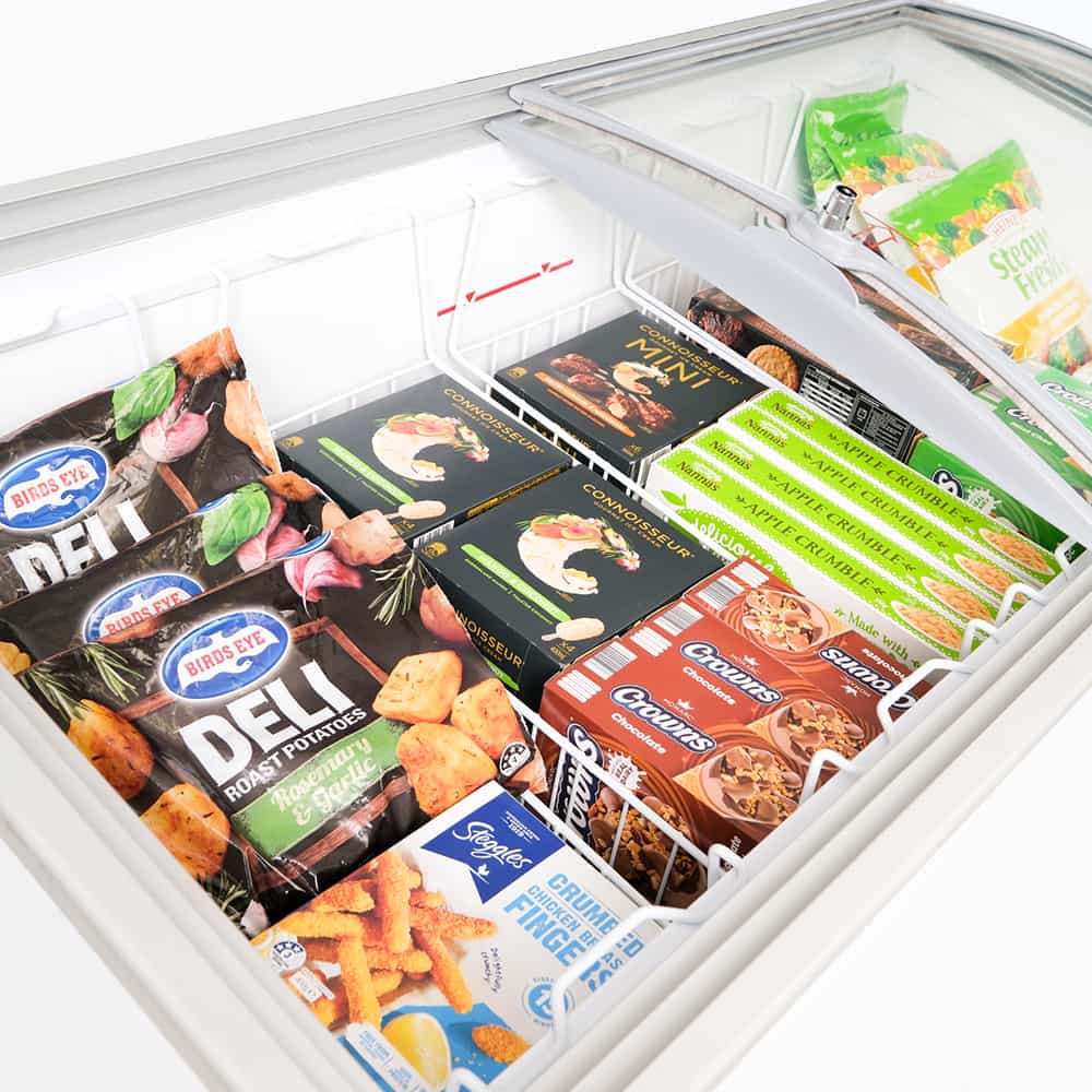 Bromic - Display Chest Freezer - 352L - Curved Glass Top