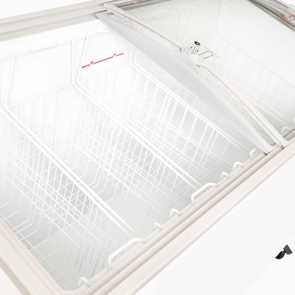 Bromic - Display Chest Freezer - 352L - Curved Glass Top