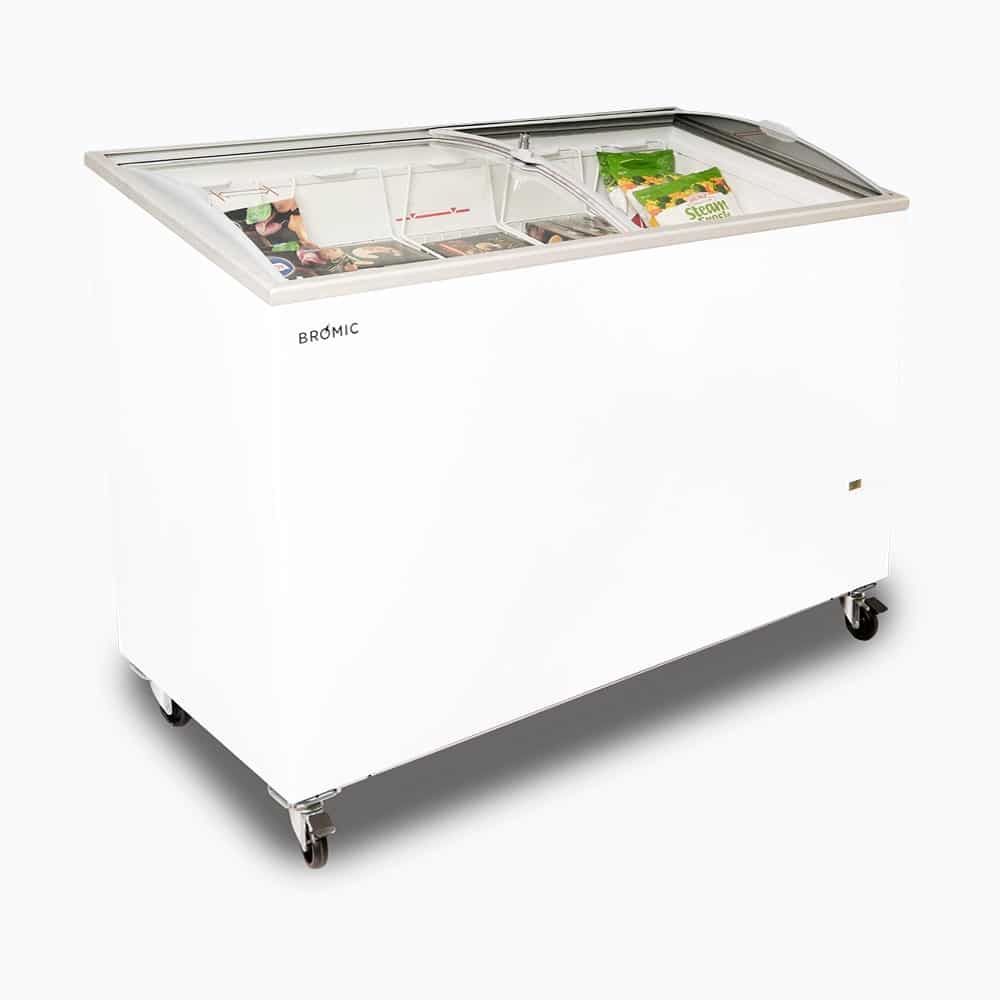 Bromic - Display Chest Freezer - 352L - Curved Glass Top