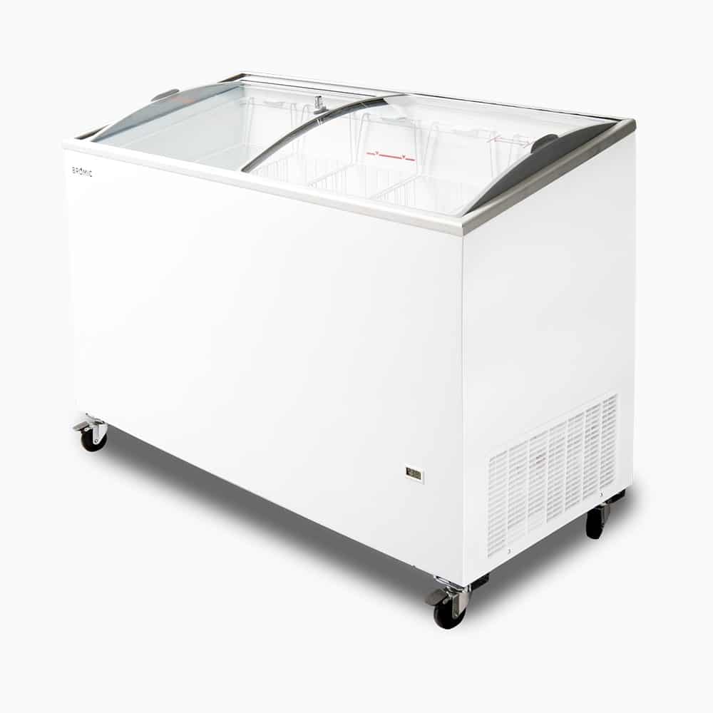 Bromic - Display Chest Freezer - 352L - Curved Glass Top