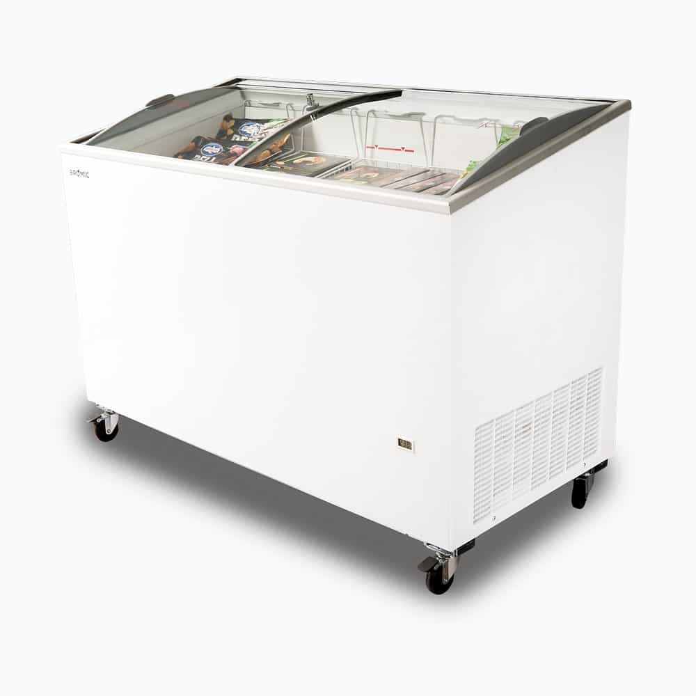 Bromic - Display Chest Freezer - 352L - Curved Glass Top