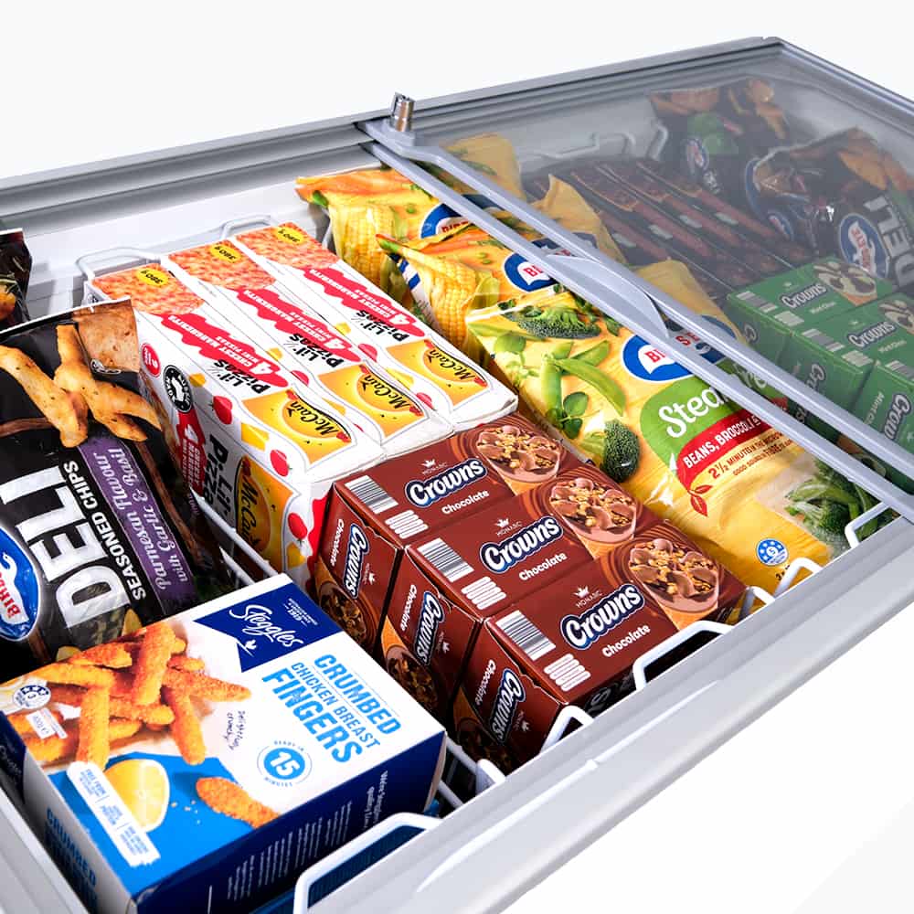 Bromic - Display Chest Freezer - 401L - Flat Glass Top