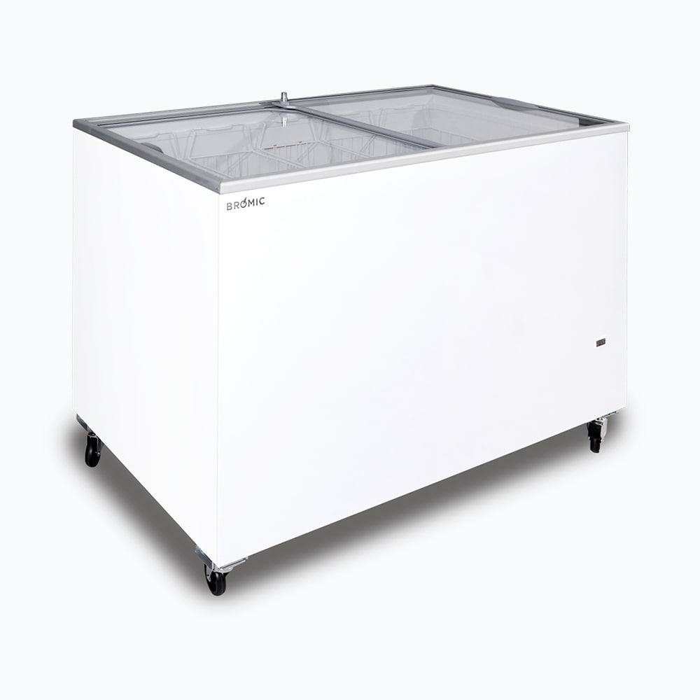 Bromic - Display Chest Freezer - 401L - Flat Glass Top