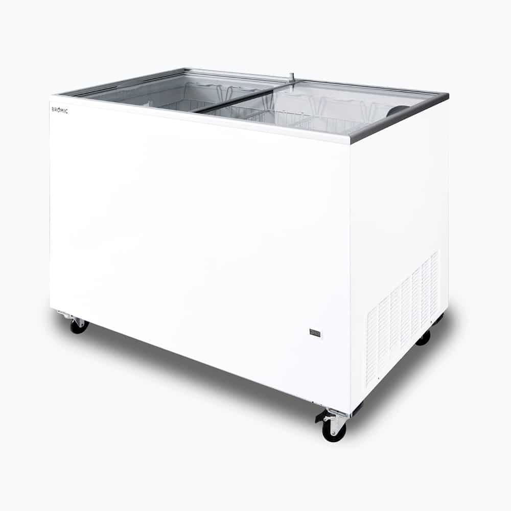 Bromic - Display Chest Freezer - 401L - Flat Glass Top
