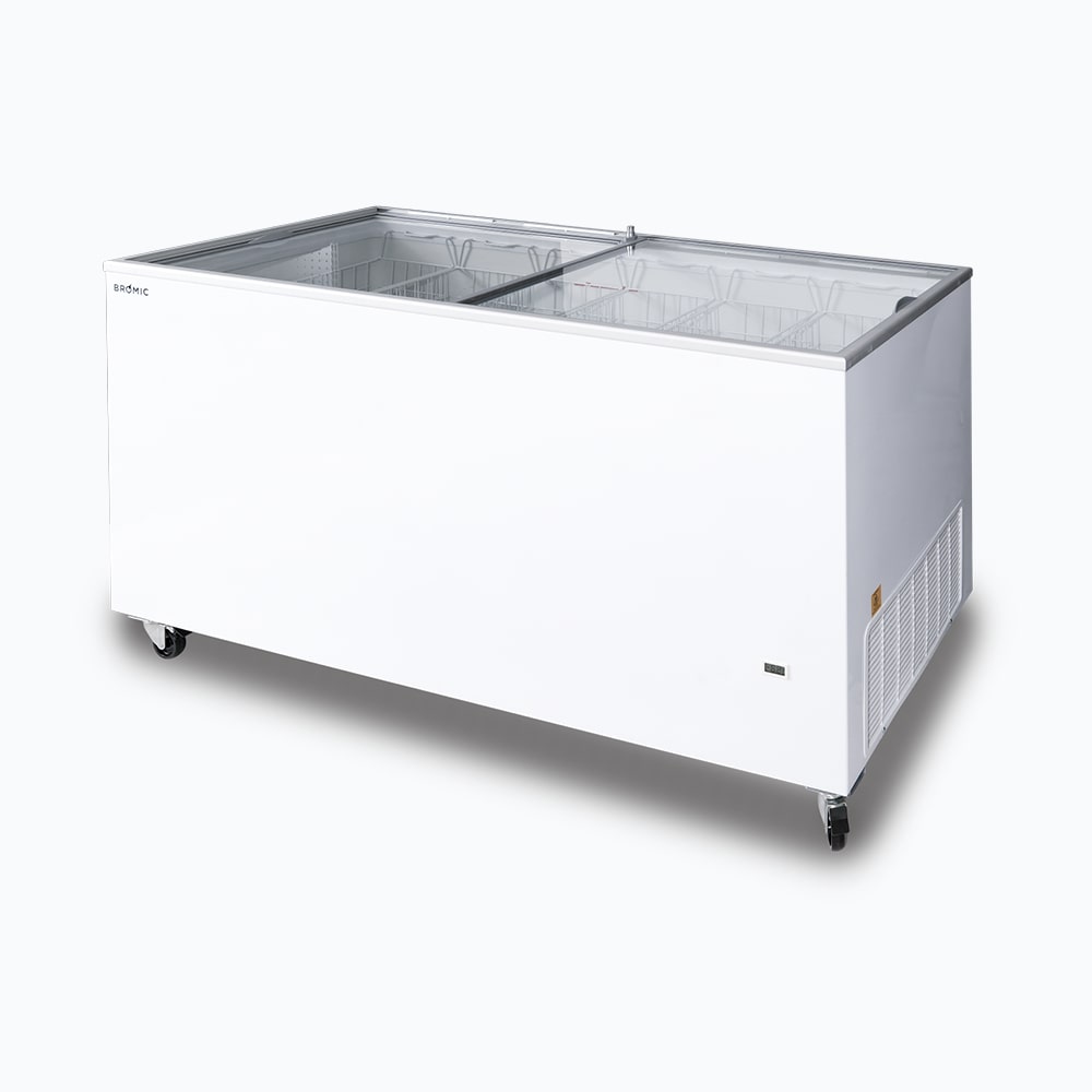Bromic - Display Chest Freezer - 491L - Flat Glass Top