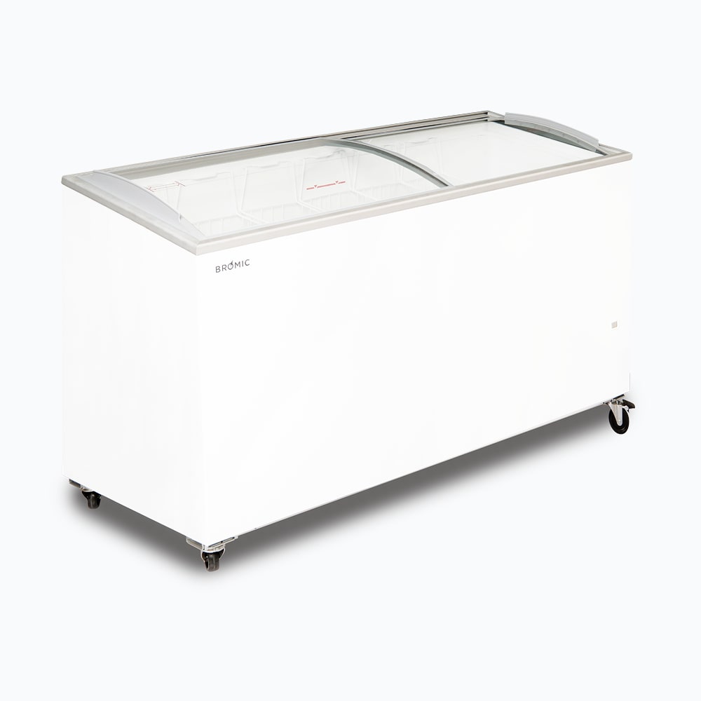 Bromic - Display Chest Freezer - 555L -  Curved Glass Top