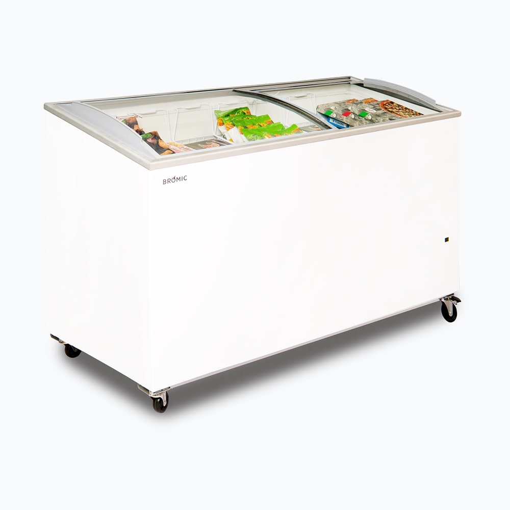 Bromic CF0600ATCG Angled Glass Top Chest Freezer 555L