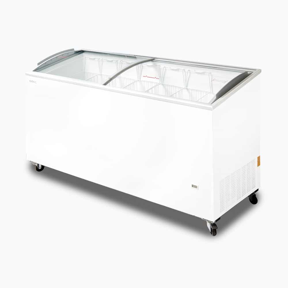Bromic - Display Chest Freezer - 555L -  Curved Glass Top