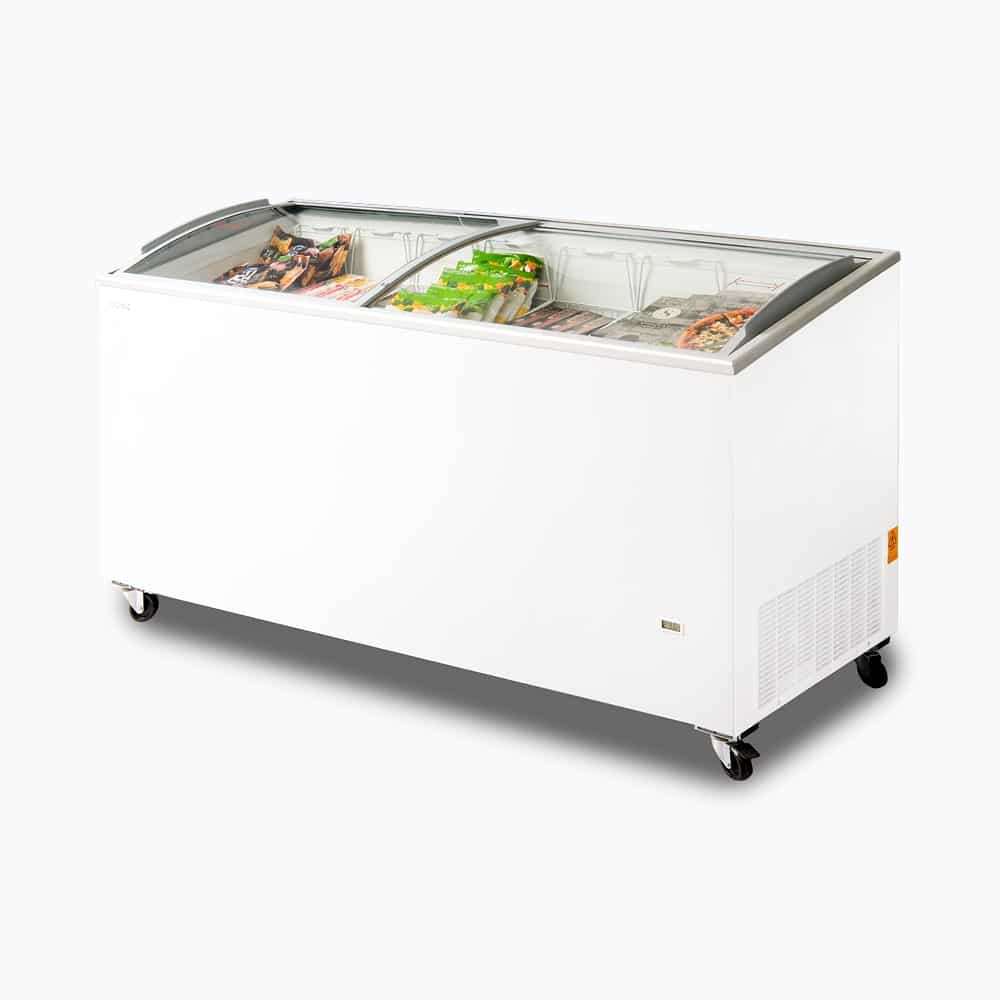 Bromic - Display Chest Freezer - 555L -  Curved Glass Top