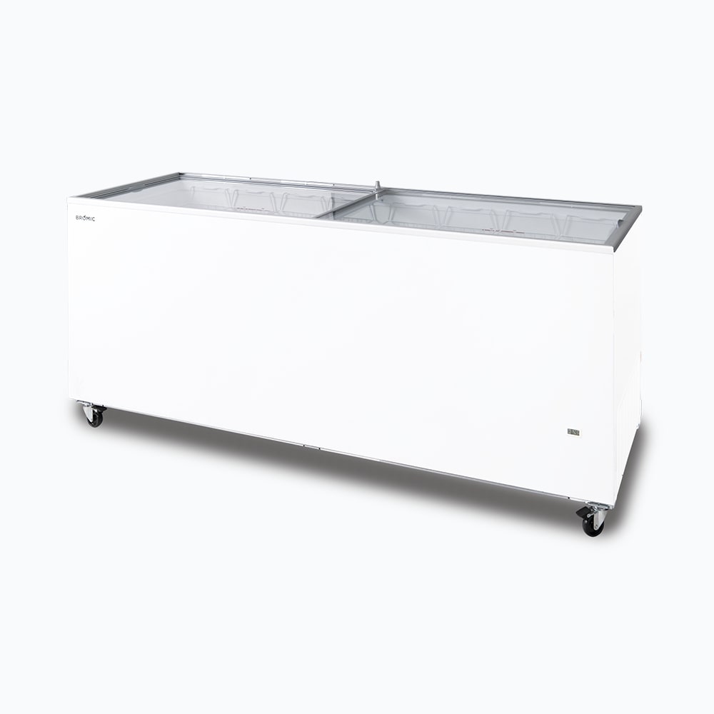 Bromic - Display Chest Freezer - 670L - Flat Glass Top