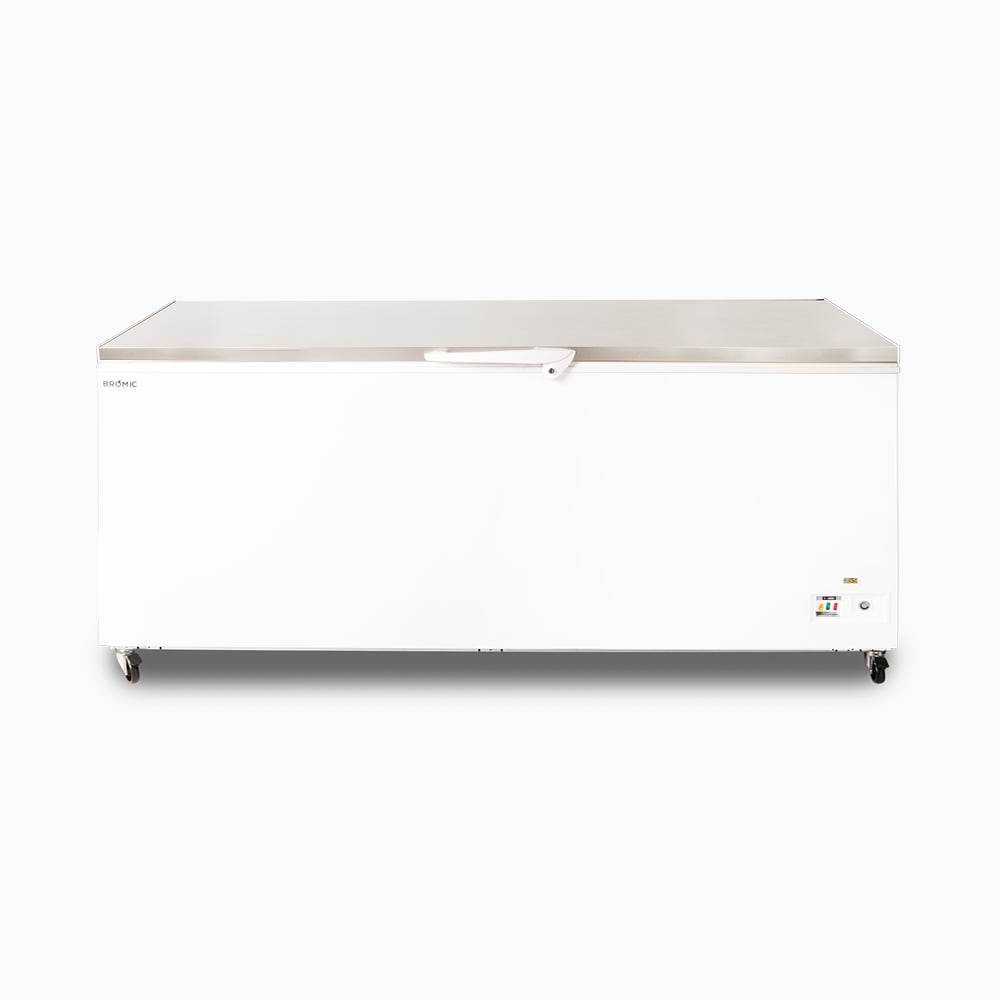 Bromic CF0700FTSS-NR Flat Stainless Steel Top Chest Freezer 675L