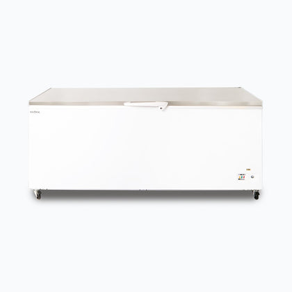 Bromic CF0700FTSS-NR Flat Stainless Steel Top Chest Freezer 675L
