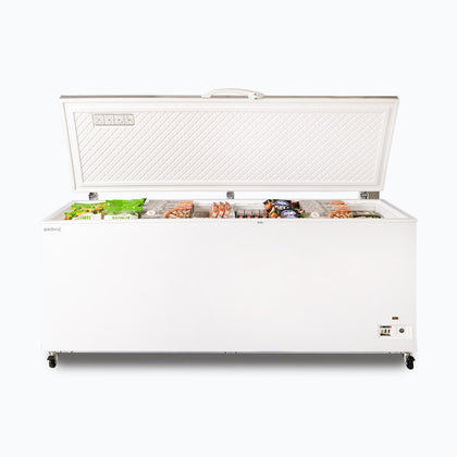 Bromic CF0700FTSS-NR Flat Stainless Steel Top Chest Freezer 675L