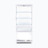 Bromic CT0080G4WC-NR White Countertop Chiller Curved Glass 80L