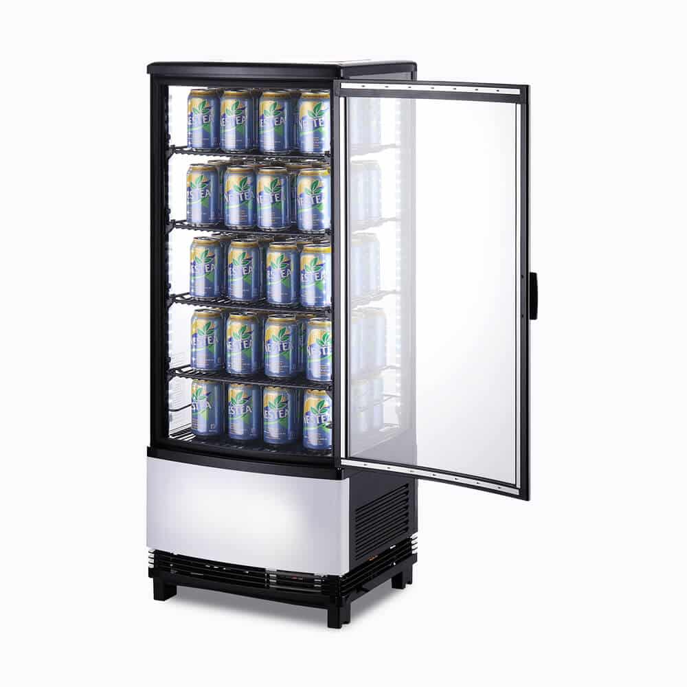 Bromic - Countertop Fridge - 98L - 1 Door - Curved Glass