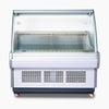 Bromic DD1250SG-NR 351L Curved Glass Deli Display – 1330mm