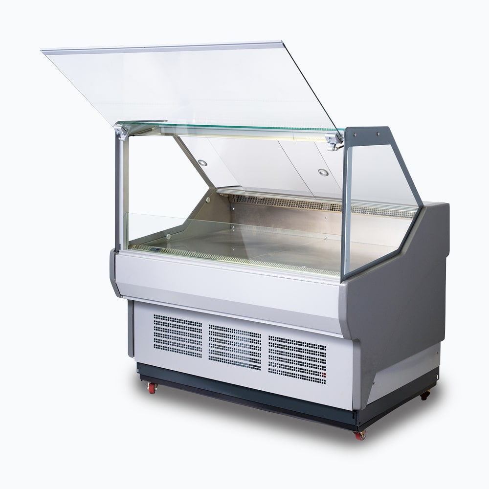 Bromic - Square Glass Deli Display - 1955mm
