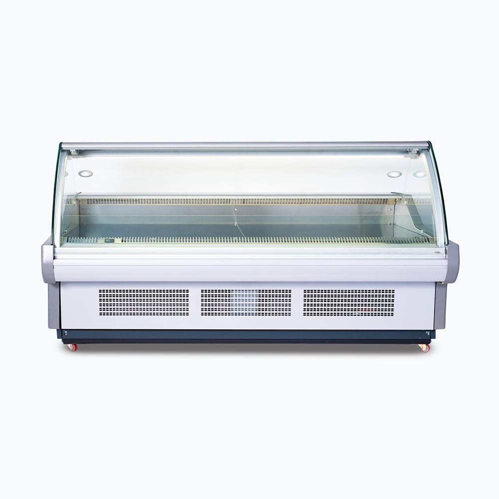 Bromic - Curved Glass Deli Display - 2580mm