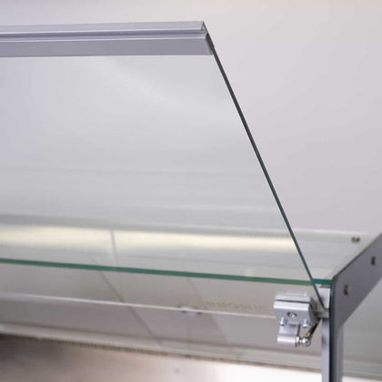 Bromic DD2500SG-NR - Square Glass Deli Display 2580mm