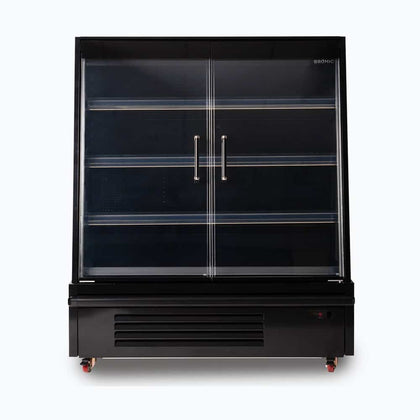 Bromic SVM1250HD-NR - Semi Vertical Display Fridge 1250mm - 2 Hinged Doors