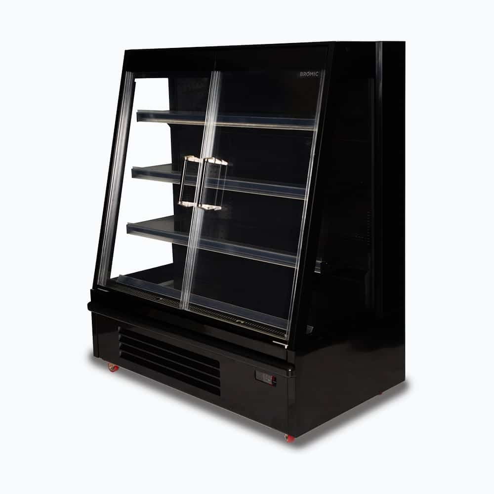 Bromic - Semi Vertical Display Fridge - 1250mm - 2 Doors - Hinged