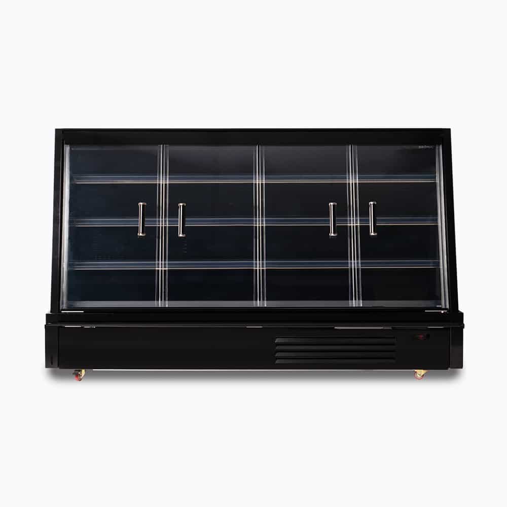 Bromic - Semi Vertical Display Fridge - 2500mm - 4 Doors - Hinged