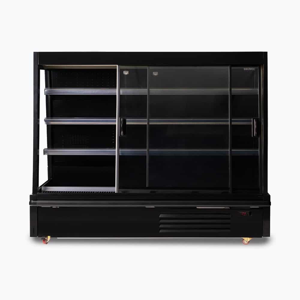 Bromic - Semi Vertical Display Fridge - 1875mm - 2 Doors - Sliding