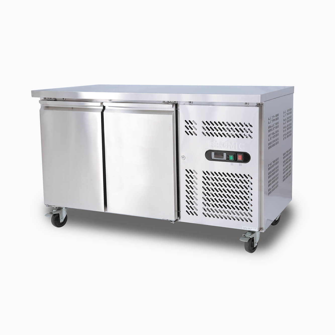 Bromic - Under Bench Freezer - 282L - 2 Doors - Stainless Steel