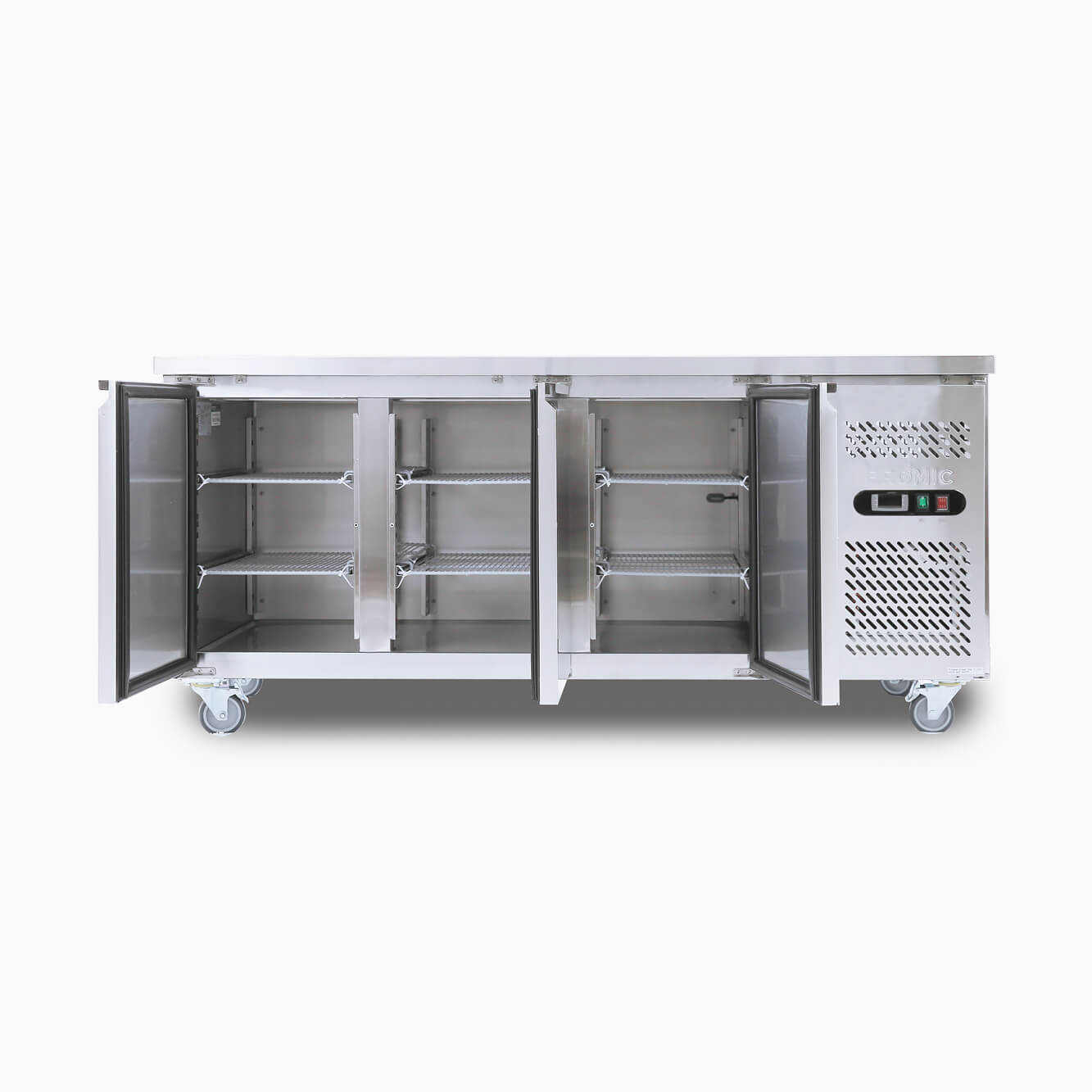 Bromic - Under Bench Freezer - 417L - 3 Doors - Stainless Steel