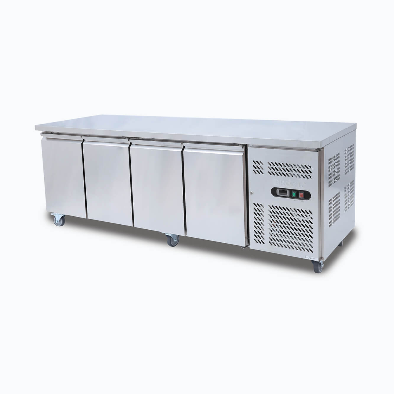 Bromic - Under Bench Freezer - 553L - 4 Doors - Stainless Steel