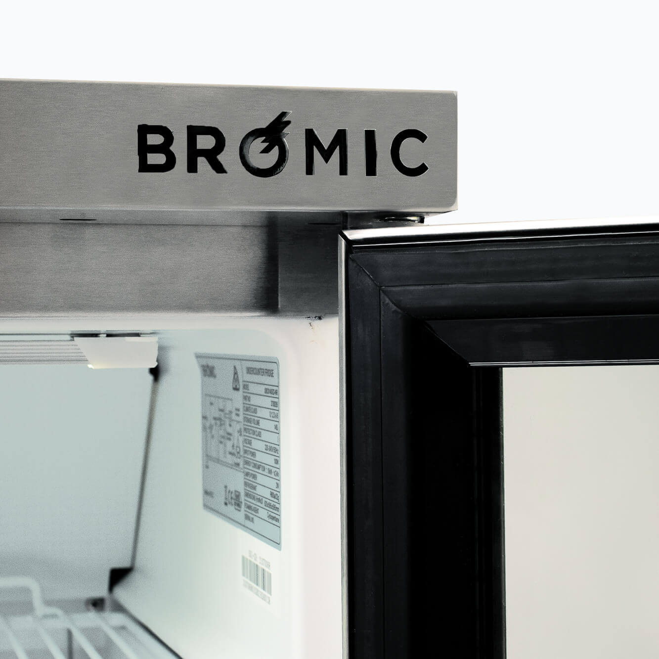 Bromic - Under Bench Display Fridge - 138L - 1 Door - Glass