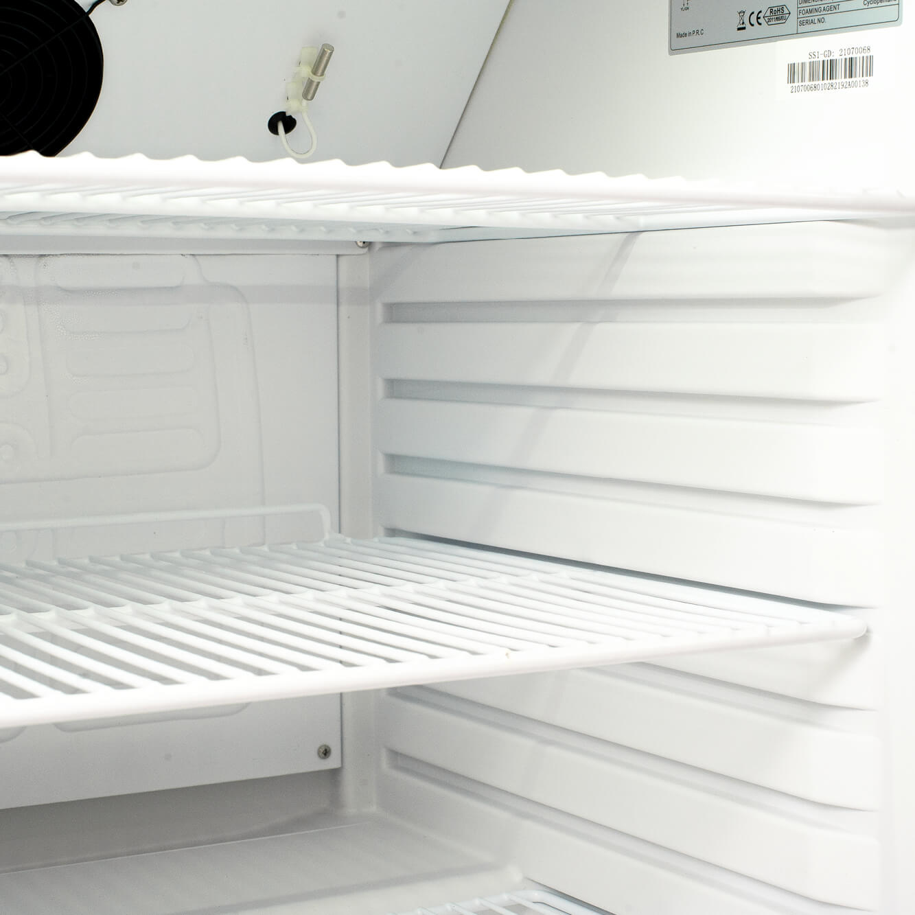 Bromic UBC0140GD-NR Glass Door Under Bench Fridge 138L