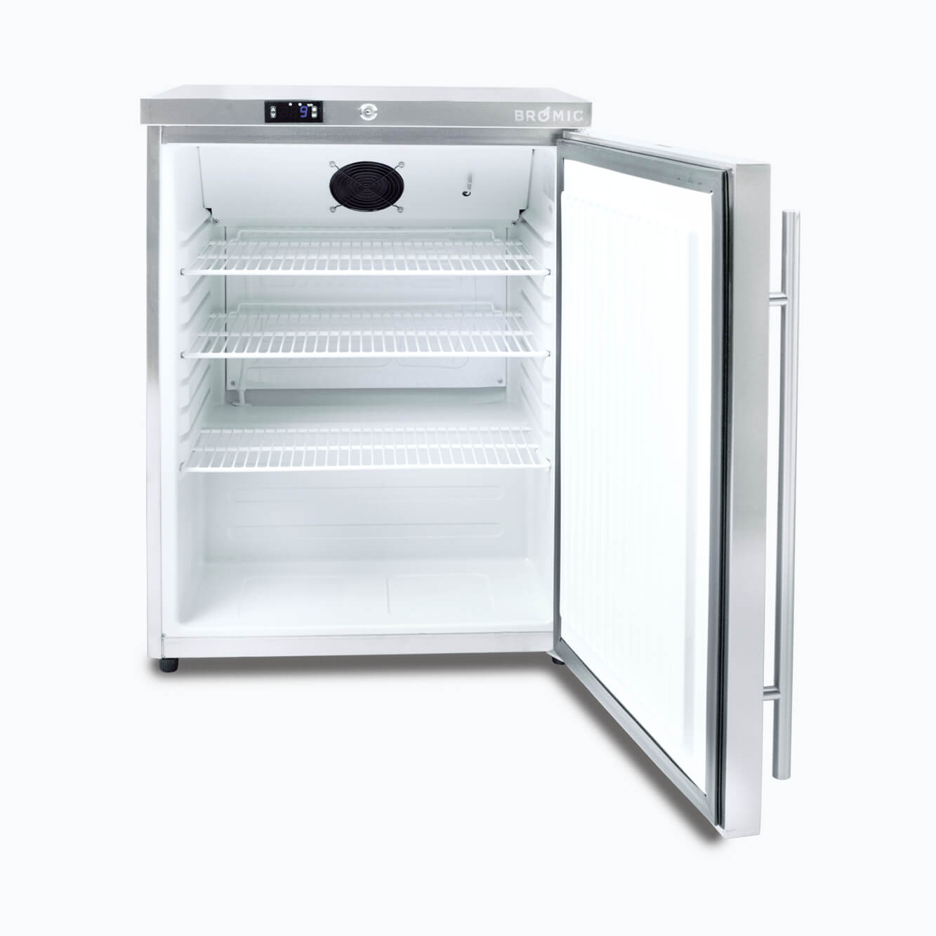 Bromic - Under Bench Fridge - 138L - 1 Door - Stainless Steel
