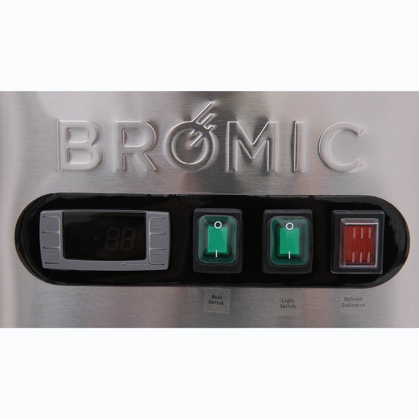 Bromic - Under Bench Display Fridge - 282L - 2 Doors - Glass
