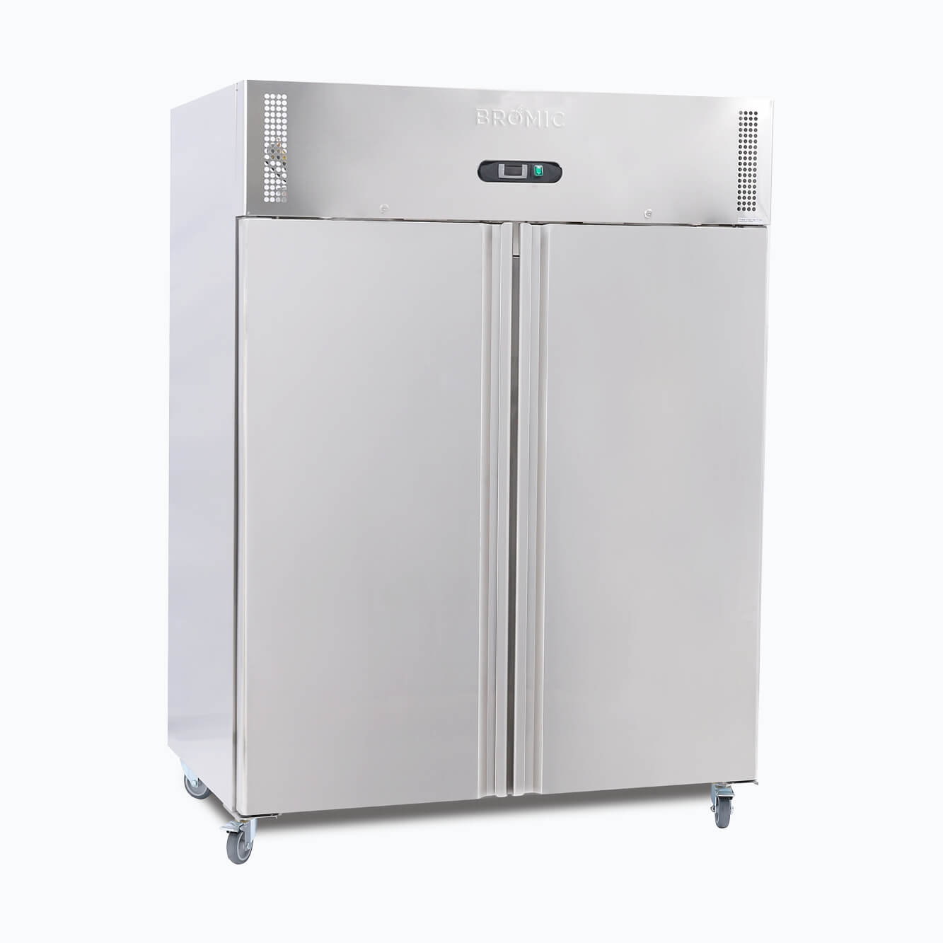 Bromic - Upright Fridge – 1300L – 2 Doors – Stainless Steel